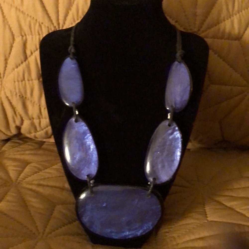 BLUE stone necklace